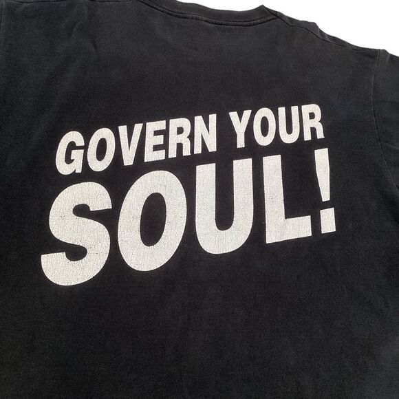 KMFDM Vintage Size XL Godlike Govern Your Soul T-Shirt Industrial Metal Band Tee - Picture 6 of 13